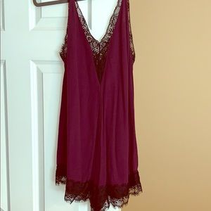 Express Plum Romper